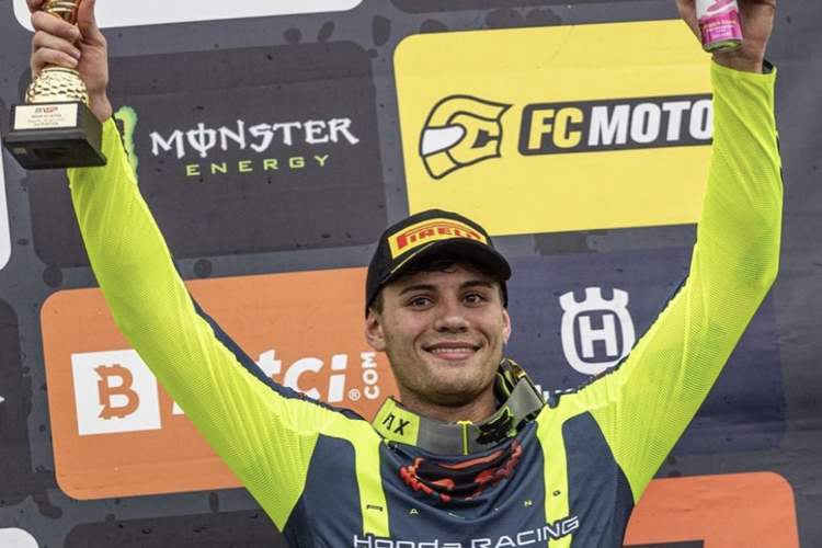 Ruben Fernandez stand zum ersten Mal in seinem Leben auf dem MXGP-Grand-Prix-Podium
