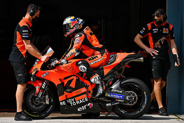 Raúl Fernández auf der Tech3-KTM in Sepang