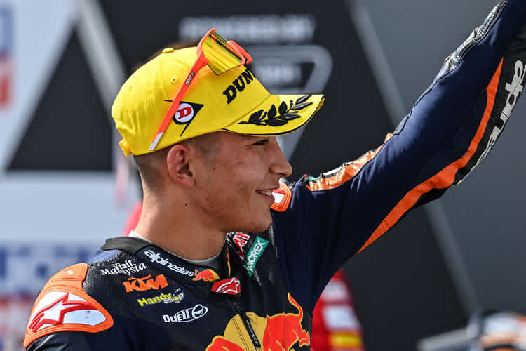 Raul Fernandez steht am Sachsenring zum dritten Mal in dieser Saison auf der Pole-Position