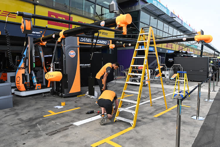 Alles da: Alle Formel-1-Teams haben die Fracht für den Australien-GP rechtzeitig bekommen