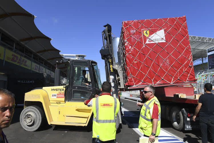 Ein Baku-GP ist für die Logistiker eine Herkules-Aufgabe