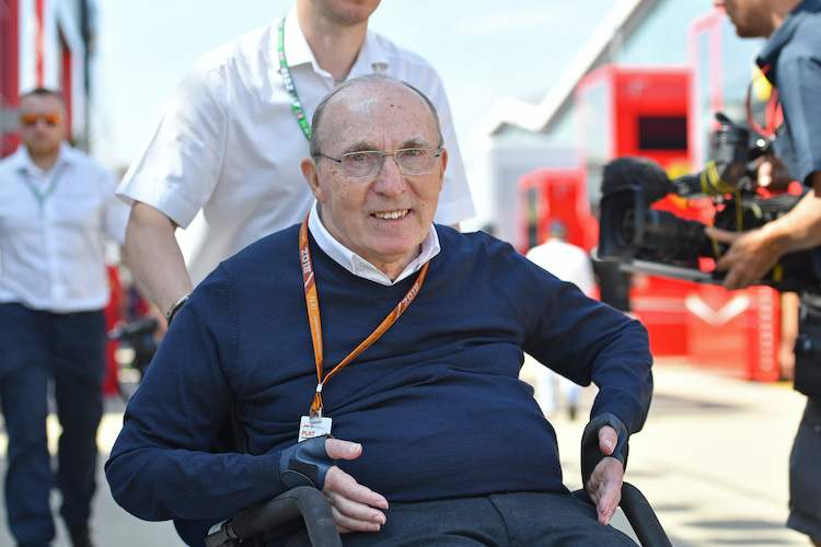 Gute Kunde zum Fest der Liebe: Sir Frank Williams ist nicht mehr im Krankenhaus