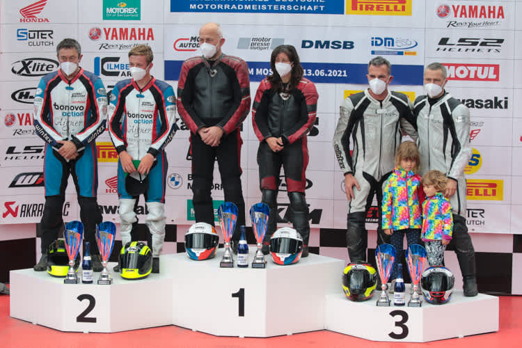 Sidecar-Podest bei der IDM in Most