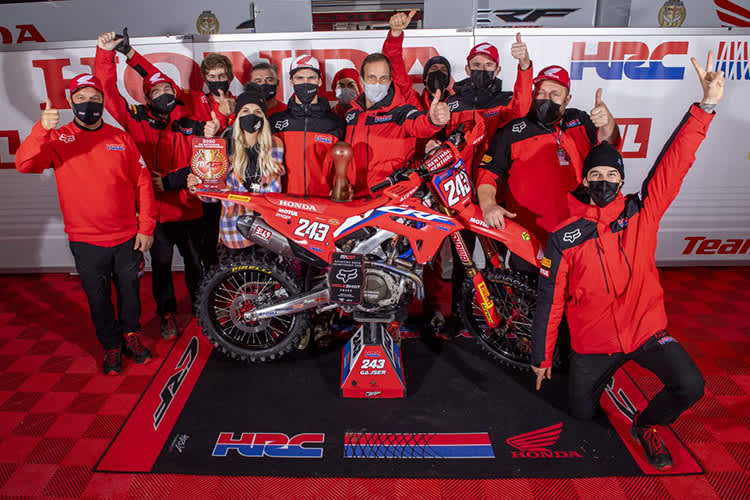 Tim Gajser und seine Honda-Truppe feierte in Belgien