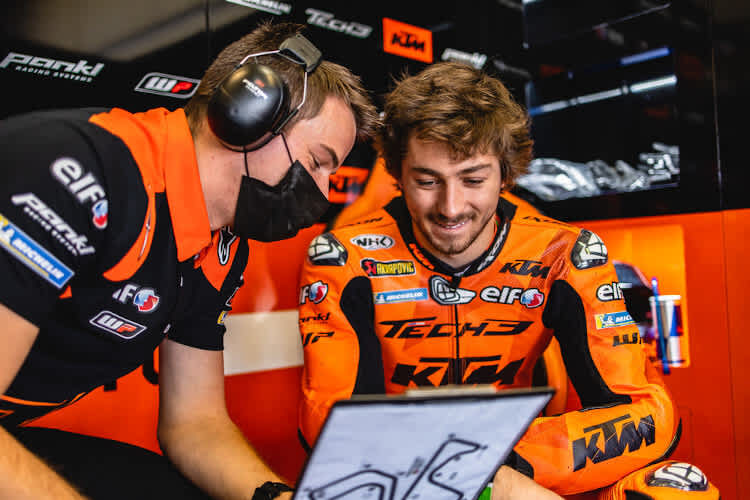 Bei Tech3 KTM: Alex Merhand und Remy Gardner