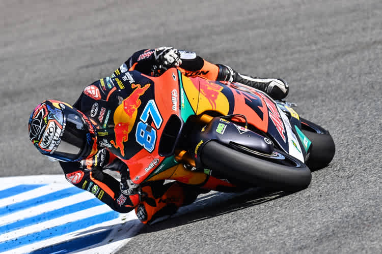 Remy Gardner war am Freitagvormittag am schnellsten