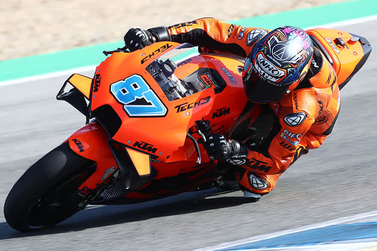 Remy Gardner auf der KTM RC16