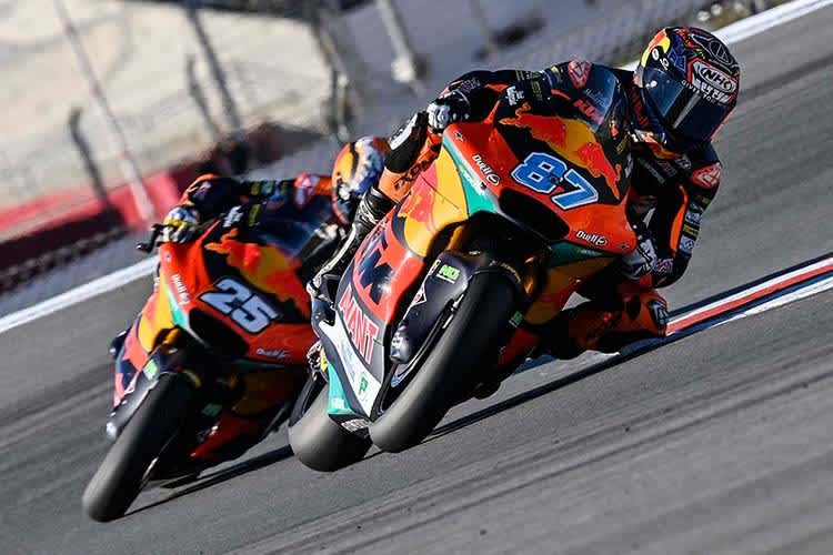 Remy Gardner (87) siegte vor Rául Fernández