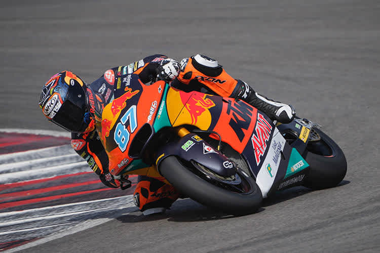 Remy Gardner zeigte sich erstmals in Red Bull KTM-Ajo-Farben