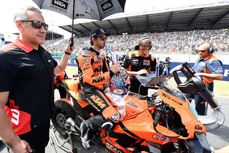 Remy Gardner auf dem Startplatz in Le Mans