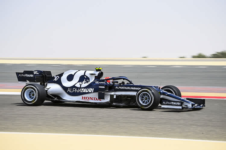 Pierre Gasly im AlphaTauri-Honda