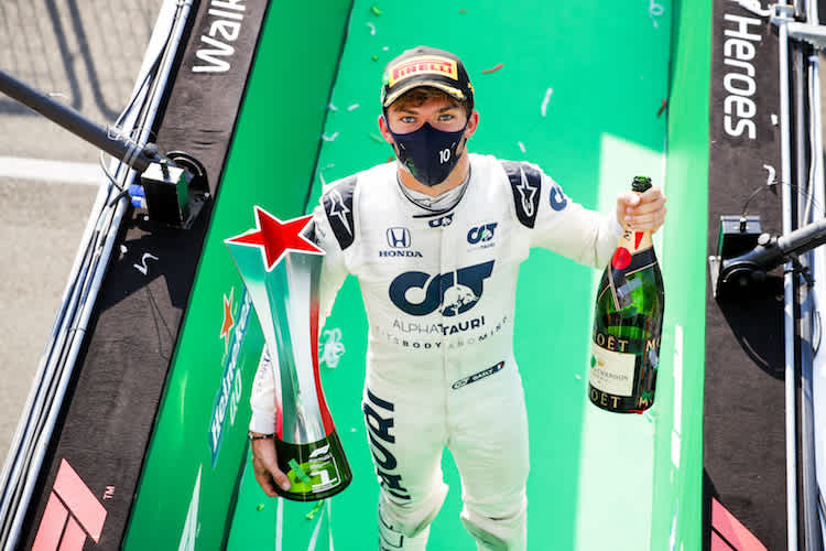 Pierre Gasly in Monza 2020