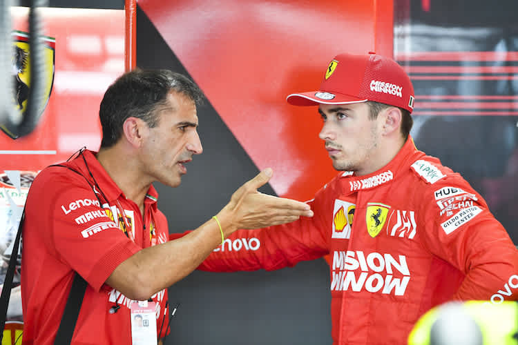 Marc Gené und Charles Leclerc 2019