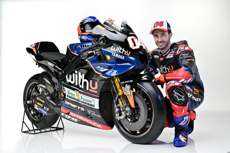Andrea Dovizioso mit seiner 2022er-Yamaha
