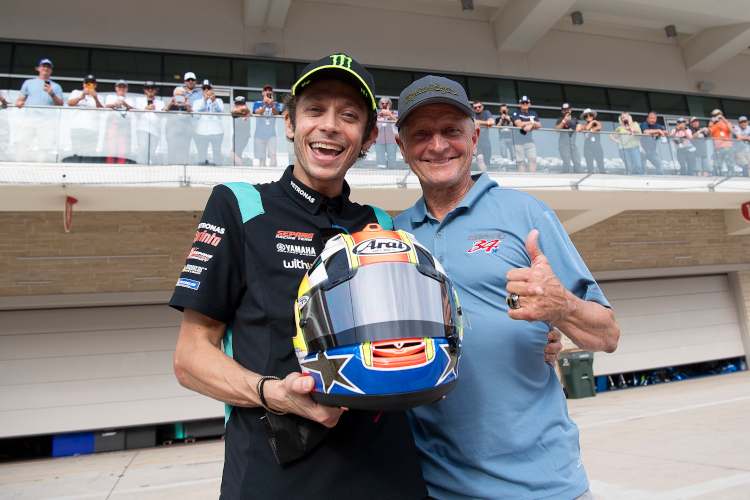 Valentino Rossi und Kevin Schwantz