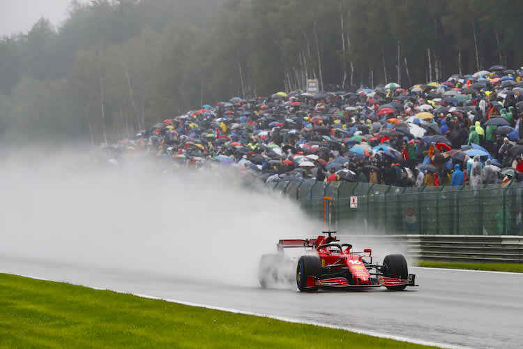 Charles Leclerc in Belgien