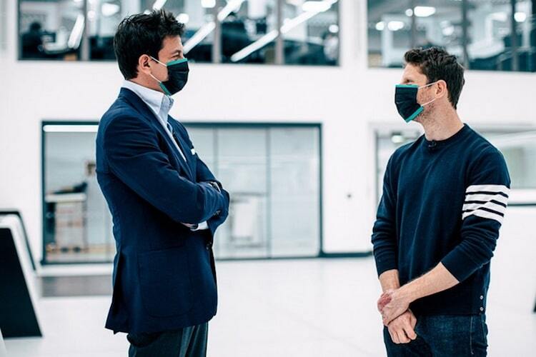 Toto Wolff und Romain Grosjean