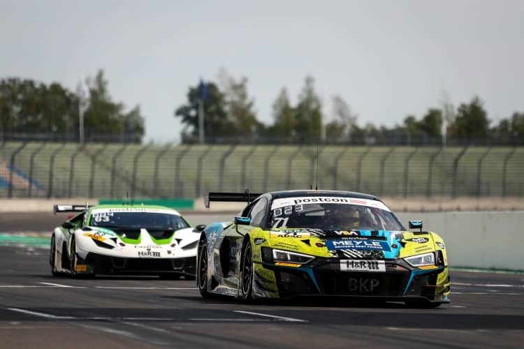 Der Audi R8 LMS von T3-HRT-Motorsport startete sonntags von Platz zwei