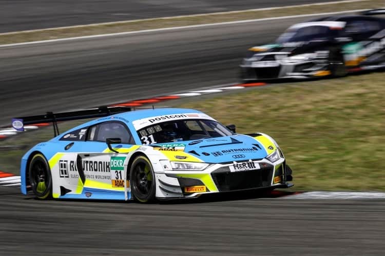 Der Audi R8 LMS von Rutronik Racing auf dem Nürburgring