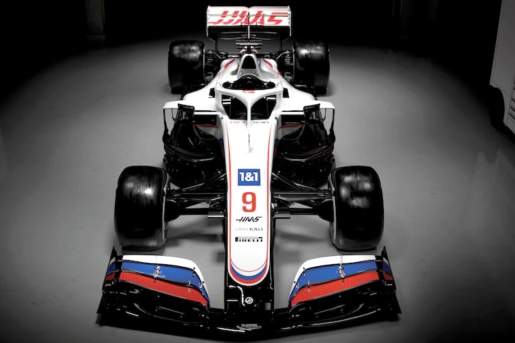 Das Haas-Design erinnert an die russische Flagge