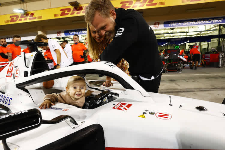 Kevin Magnussen im Haas-Rennwagen