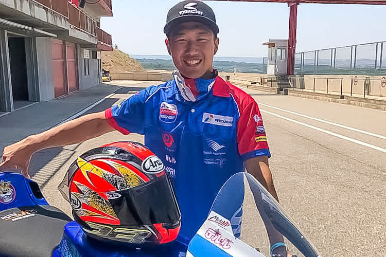 Taiga Hada steht bereit