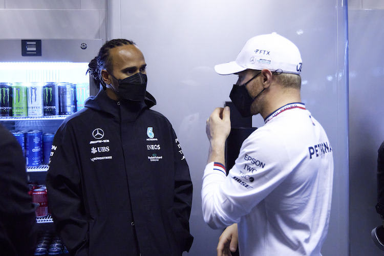 Lewis Hamilton und Valtteri Bottas