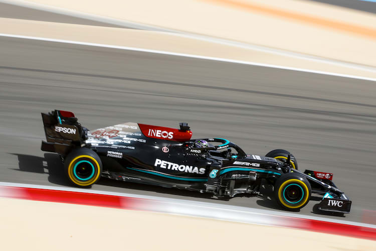 Lewis Hamilton im Mercedes