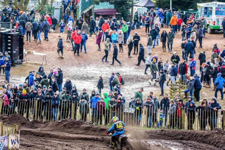 Schlammig war es beim Hawkstone International eigentlich immer