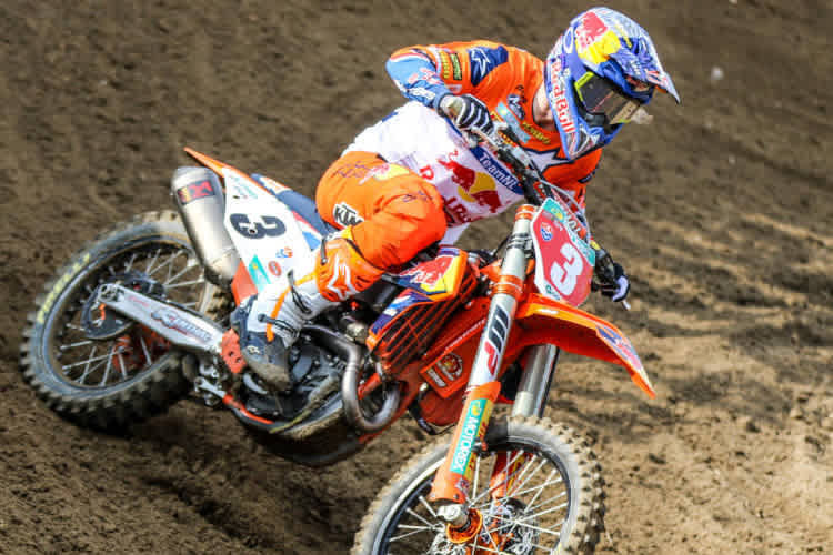 Jeffrey Herlings wurde seiner Favoritenrolle gerecht