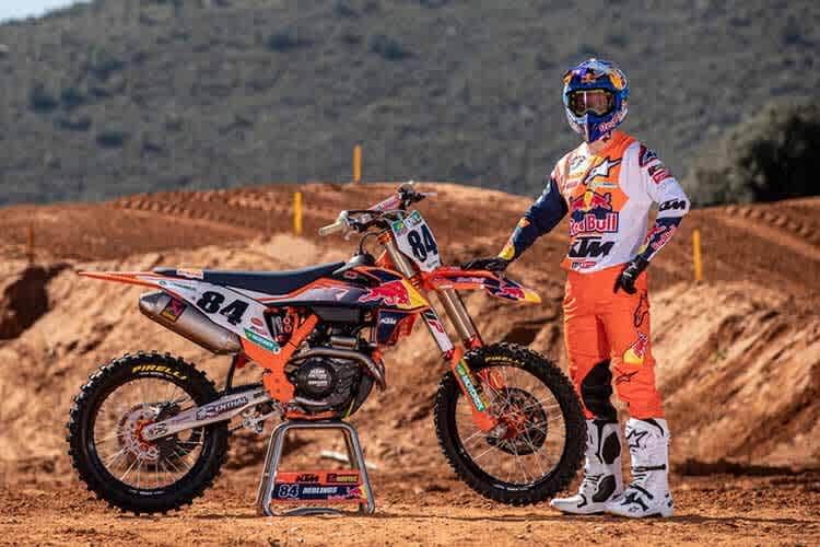 Jeffrey Herlings mit seiner 450-ccm-KTM Jahrgang 2021