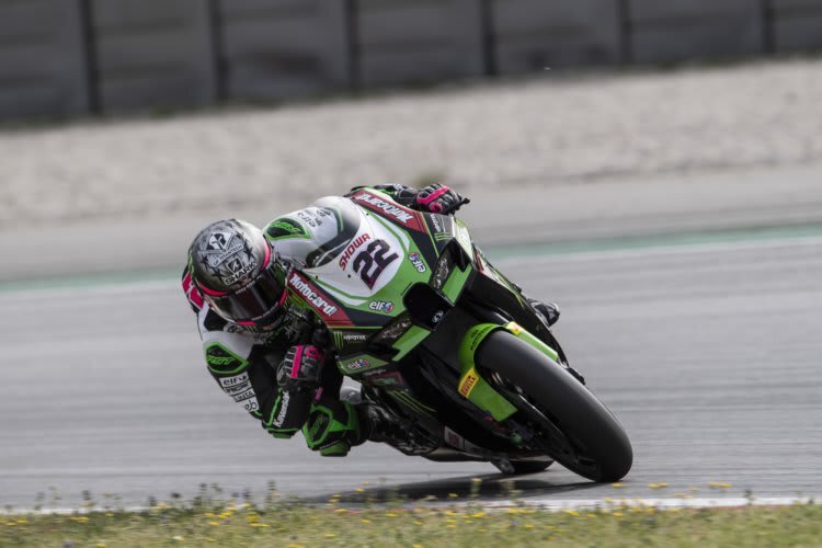 Alex Lowes beim Test in Aragon