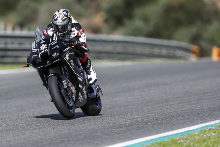 Jonathan Rea spulte 40 Runden in Jerez ab
