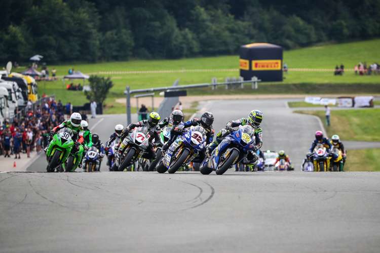 Start ins Supersport-Rennen