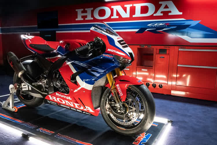 Die Honda Fireblade im 2021-Design