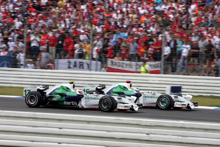 Honda 2008: Rubens Barrichello und Jenson Button