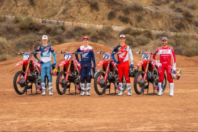 Das HRC Lineup für 2021 mit Jett und Hunter Lawrence, Chase Sexton und Ken Roczen