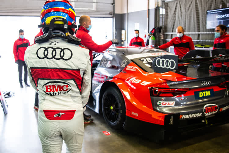 In der Box herrscht Maskenpflicht