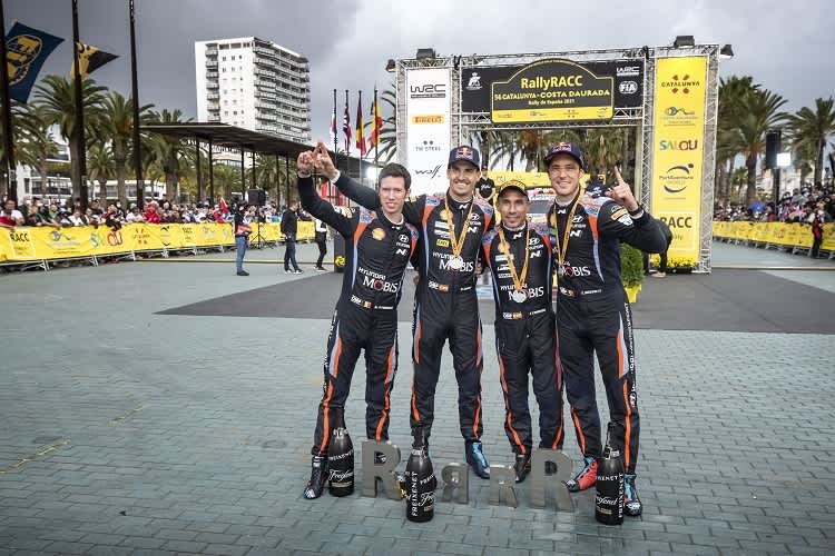 Die in Spanien erfolgreichen Hyundai-Teams