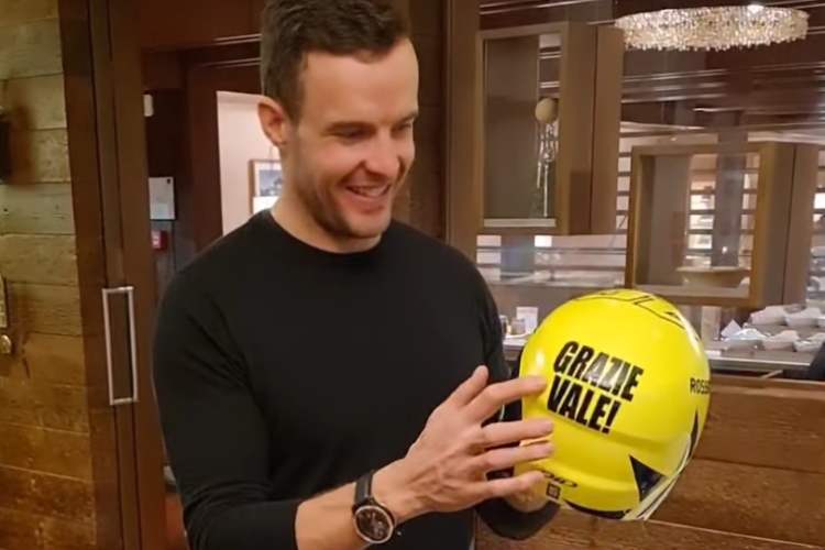 Christof Innerhofer präsentiert das Spezial-Design