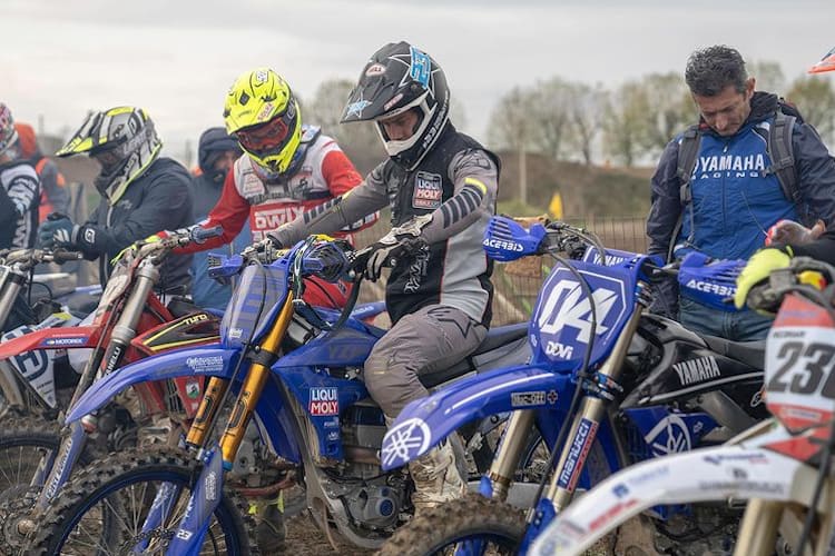 Schrötter nahm in Rivarolo neben Dovizioso Aufstellung