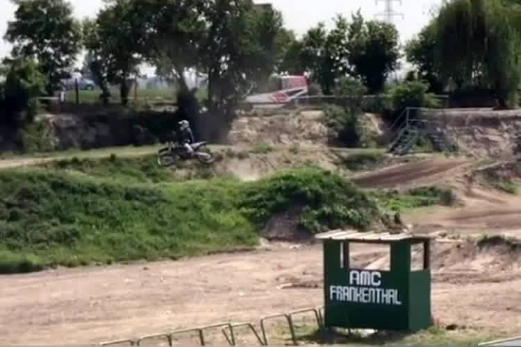 Henry Jacobi beim Training in Frankenthal