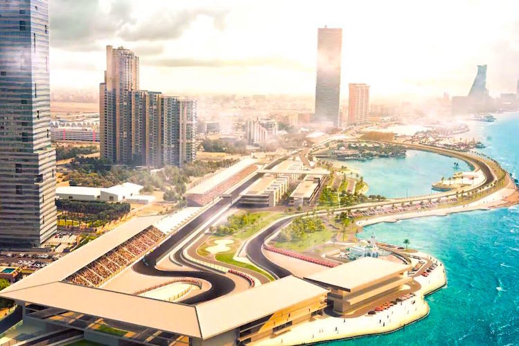 So soll die Rennstrecke in Saudi-Arabien aussehen