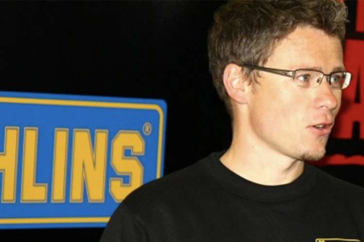 Öhlins-Techniker Steve Jenkner