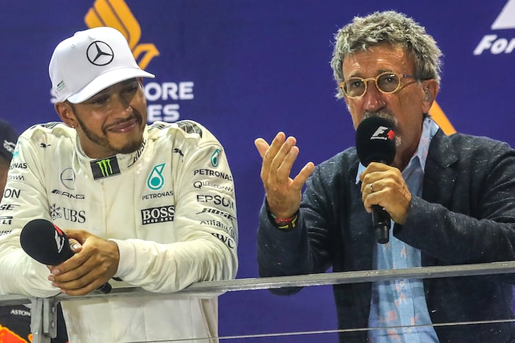 Lewis Hamilton und Eddie Jordan