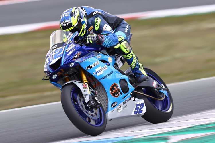 Patrick Hobelsberger auf der Kallio-Yamaha