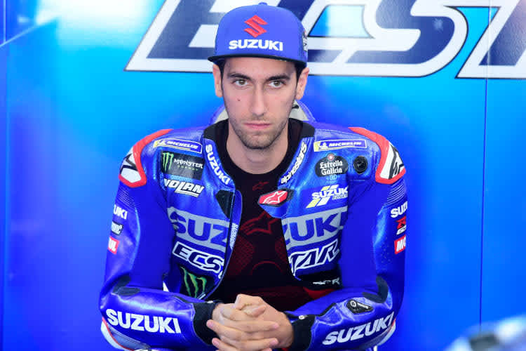 Alex Rins: Die Neuheit ist an der linken Schulter zu erkennen