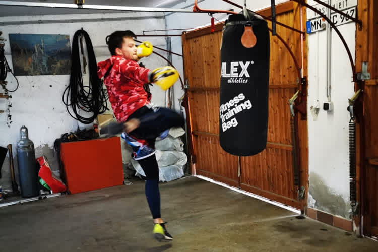 Garage statt Fitness-Studio