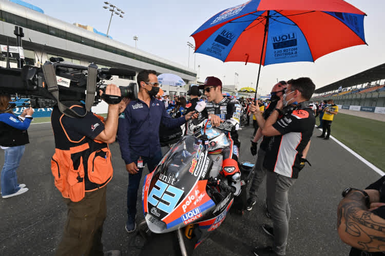 Marcel Schrötter im Grid