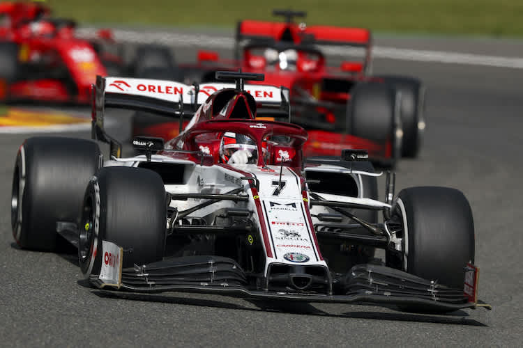 Kimi Räikkönen 2020 in Belgien